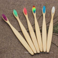 Adult Bamboo Toothbrush with Soft Charcoal Bristles Eco Friendly Toothbrushes